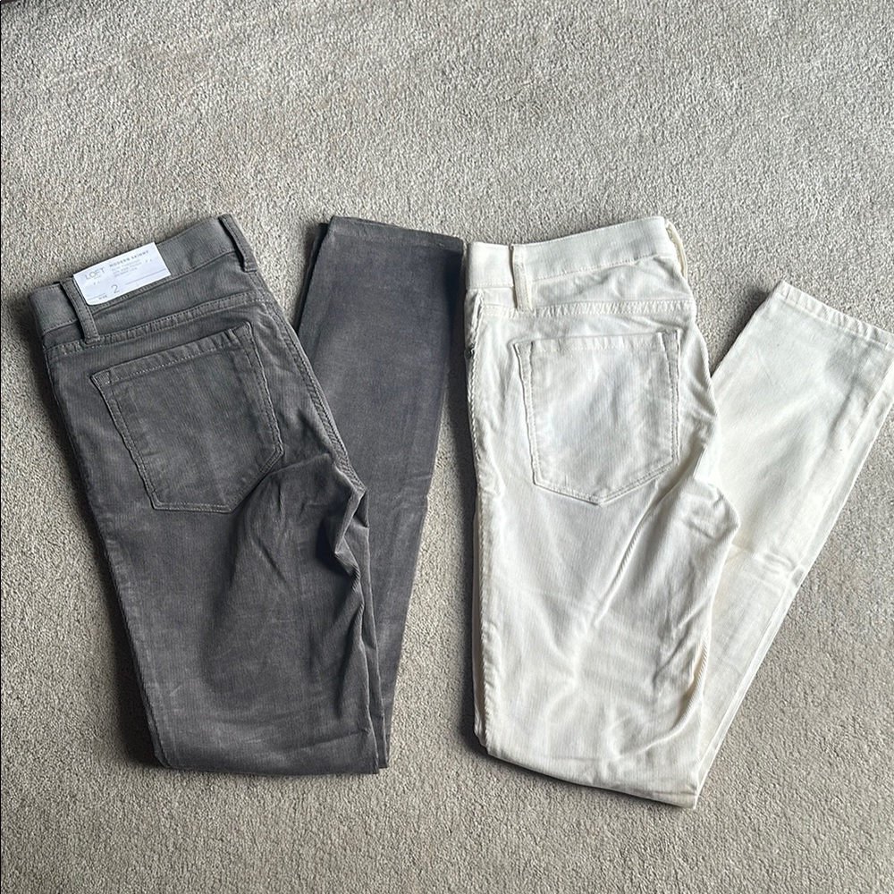 Set of Loft Corduroys - size 2